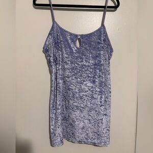 Vintage 90s crushed velvet mini dress